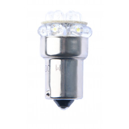 LED - Diode L039 - BA15s 12xFlux 5mm Gelb