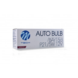 GlÃ¼hlampe M-TECH P21/5W BAY15d 21/5W 1157 CLEAR 12V