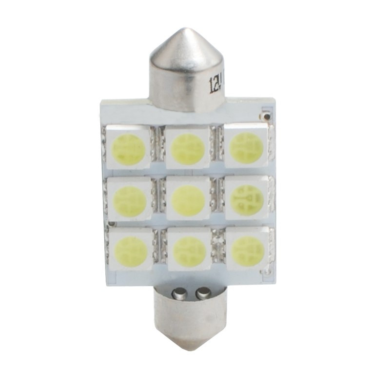 LED - Diode L059 - C5W 41mm 9xSMD5050 WeiÎ²