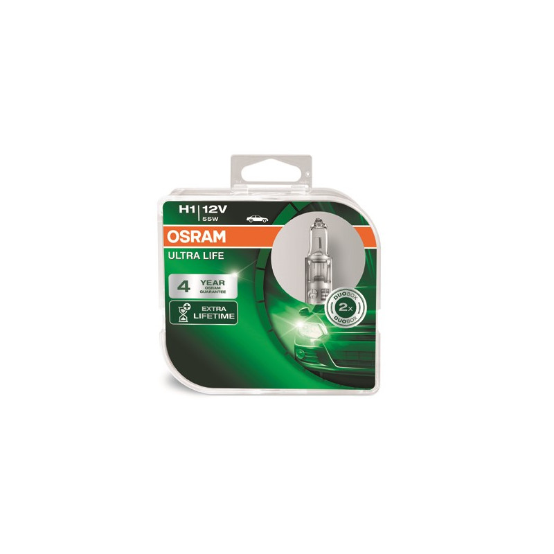 OSRAM Iltra Life H1 12V 55W 2 StÃ¼ck