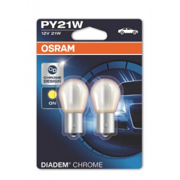 Osram CHROM 7507DC-02B BAU15s PY21W 12V 21W 2pcs