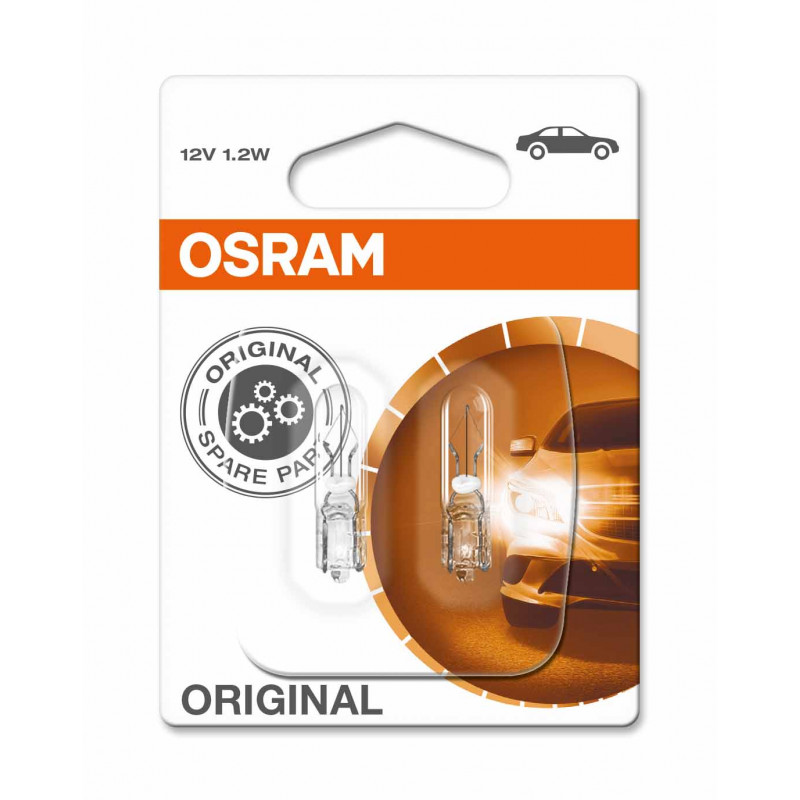 OSRAM 2721-02B W2x4,6d 12V 1.2W