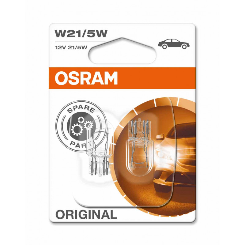 OSRAM 7515-02B W3x16q 12V 21/5W W21/5W