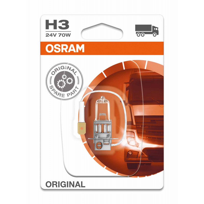 Halogen OSRAM 64156-01B PK22s 24V 70W h3