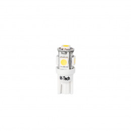 Blister 2x Diode LED L054 - W5W 5xSMD5050 WeiÃŸ 12V