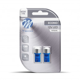 Blister 2x Diode LED L014 - W5W HP Blau 12V