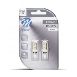 Blister 2x Diode LED L018 - W5W 9xSMD3528 WeiÎ² 12V