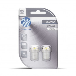 Blister 2x Diode LED L075 - BA15s G18 5xSMD5050 WeiÎ² 12V