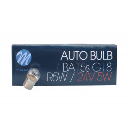 GlÃ¼hlampe M-TECH R5W G18 BA15s 5W CLEAR 24V