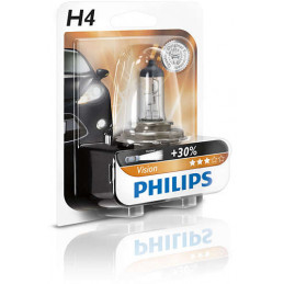 Philips H4 Vision 12V +30% Blister