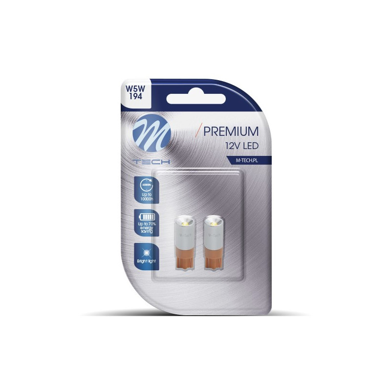 Blister 2x Diode LED L325 - W5W 3W 1xCREE CANBUS WeiÃŸ 12V