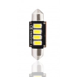 Blister 1x Diode LED L334 - C5W 36mm 4xSMD5730 CANBUS WeiÎ² 12V
