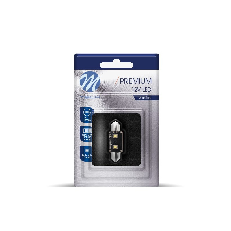 Blister 1x Diode LED L336 - C5W 36mm 6W CANBUS WeiÃŸ 12V