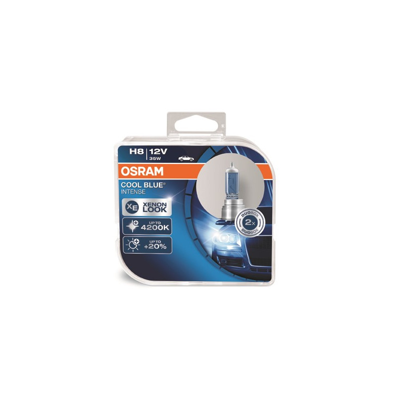 Halogen OSRAM COOL BLUE Intense H8 12V DUO