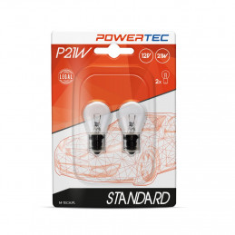 Powertec Standard 21W BA15s P21W 12V Blister 2 StÃ¼ck