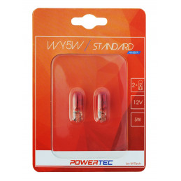 Powertec Standard W5W T10 5W  Orange 12V Blister 2 StÃ¼ck