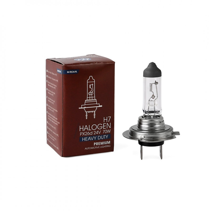 Halogenlampe M-TECH HEAVY DUTY H7 PX26d 70W 24V