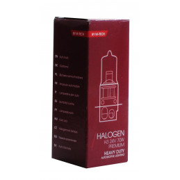 Halogenlampe M-TECH HEAVY DUTY PK22s H3 70W 24V