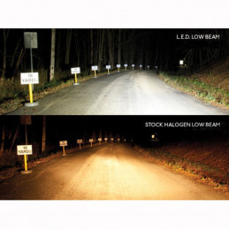 LED Headlight - Round 7" 9-36V CHROME