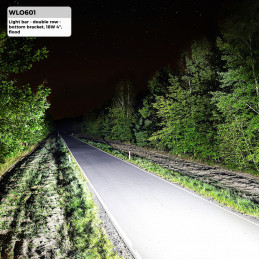 Lightbar - Double Row - Bottom Bracket 18W 4" Flood