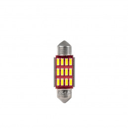 Blister 1x Diode LED L603 - C5W 36mm 12xSMD4014 CANBUS WeiÃŸ 10-30V