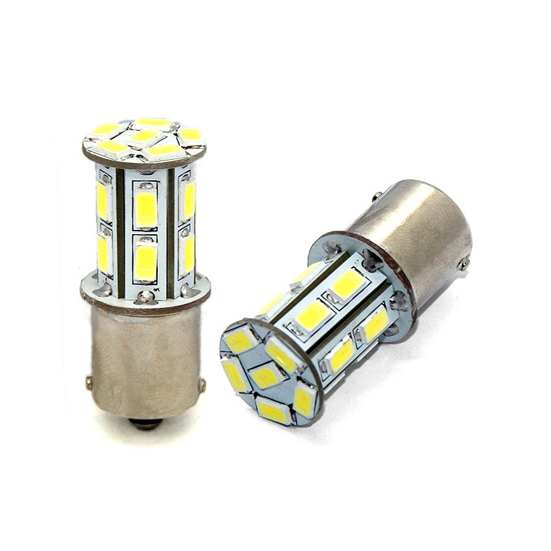 LED - Diode L101 - BA15s 18xSMD5630 12V WeiÎ²