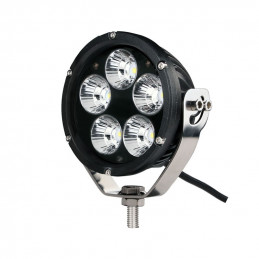 Driving Light - Side Bracket - Round Black CREE 50W 4" Spot