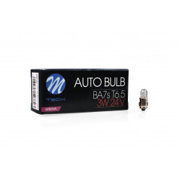 GlÃ¼hlampe M-TECH T6.5 BA7s 3W 24V