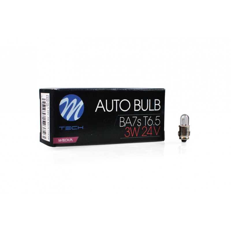 GlÃ¼hlampe M-TECH T6.5 BA7s 3W 24V