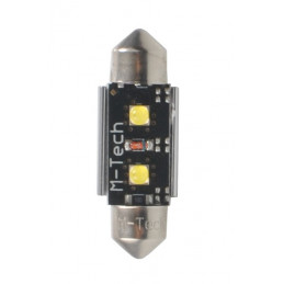 Blister 2x Diode LED L814 - C5W 41mm 2xHP WeiÃŸ 12V