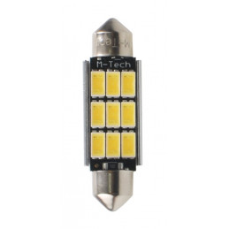 LED - Diode L816 - C5W 41mm 9xSMD5630 12V Warm WeiÃŸ