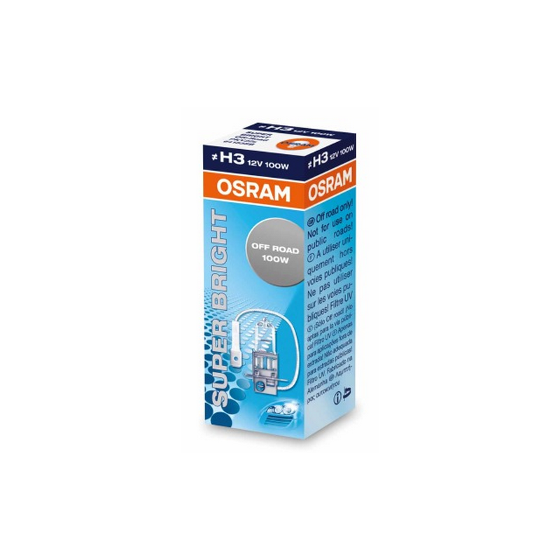 Halogen OSRAM SUPER BRIGHT H3 PKX22s 12V 100W