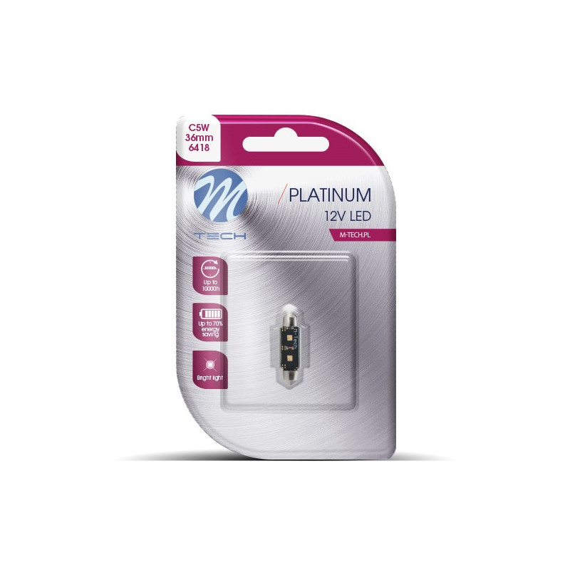 Blister 1x Diode LED L813 - C5W 36mm 2xHP WeiÃŸ 12V