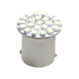 Blister 2x Diode LED L051 - BA15s G18 22xSMD3020 WeiÃŸ 12V