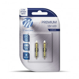 Blister 2x Diode LED L351 - C5W 42mm SMD3632 2W Samsung CANBUS WeiÃŸ 12V