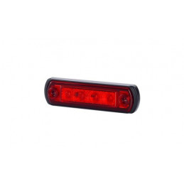 HORPOL LED Umrissleuchte - HOR65 LD677 rot mit Reflektor 12/24V ECE