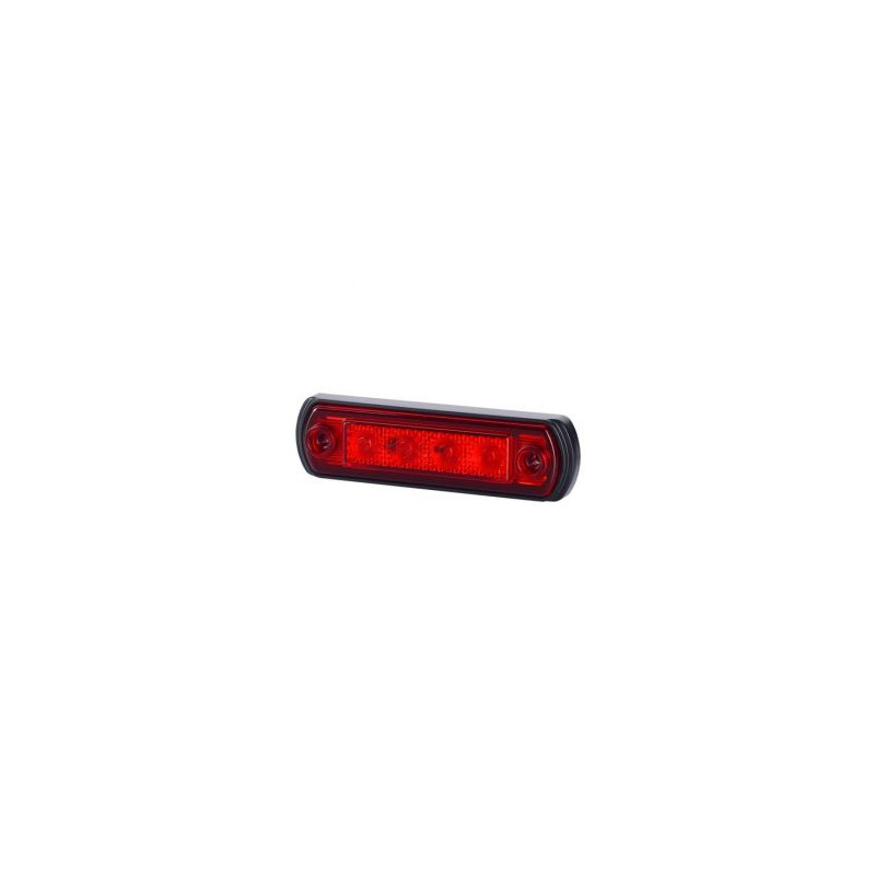 HORPOL LED Umrissleuchte - HOR65 LD677 rot mit Reflektor 12/24V ECE