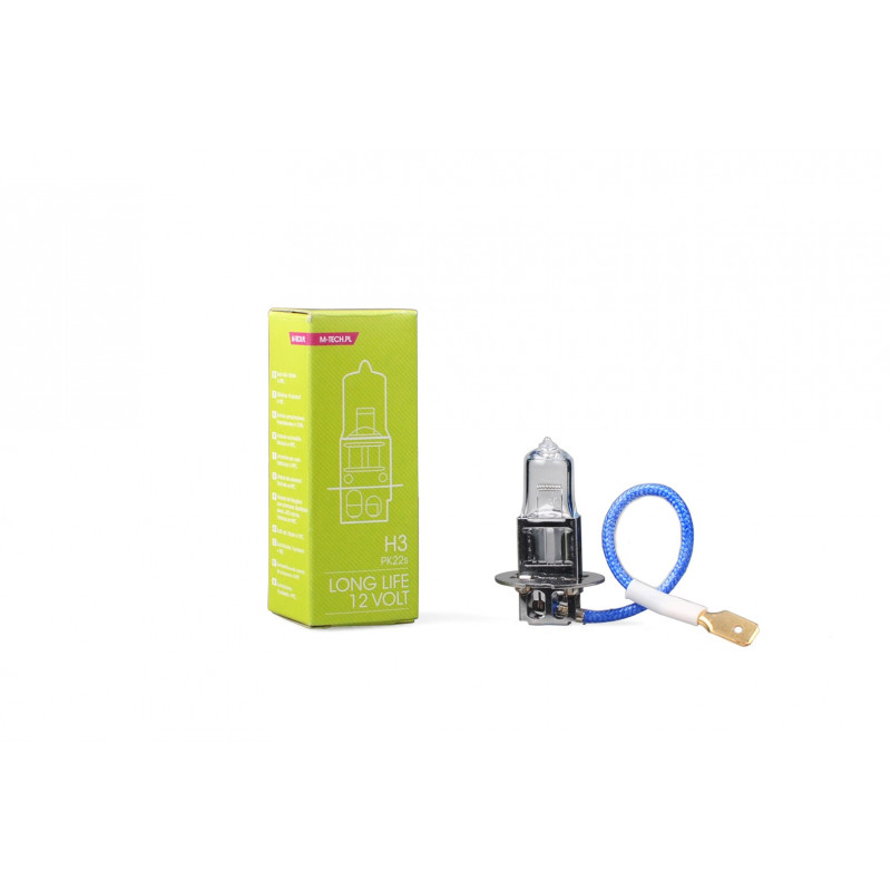 Halogenlampe M-TECH Long Life H3 PK22s 55W 12V