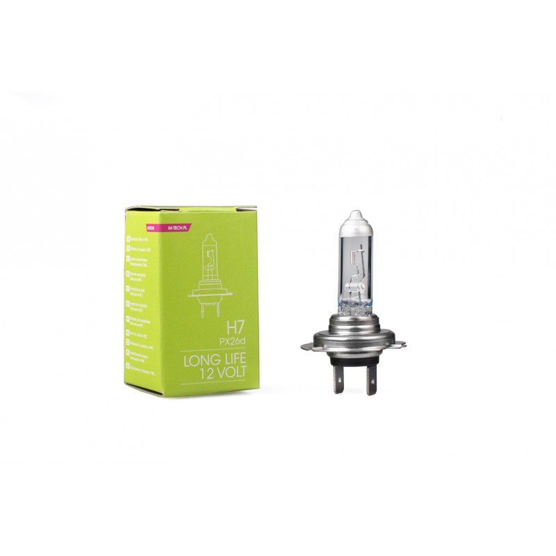 Halogenlampe M-TECH Long Life H7 PX26d 55W 12V