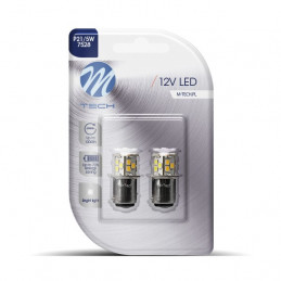 Blister 2x Diode LED L113 - BAY15d 21xSMD2835 WeiÃŸ 12V