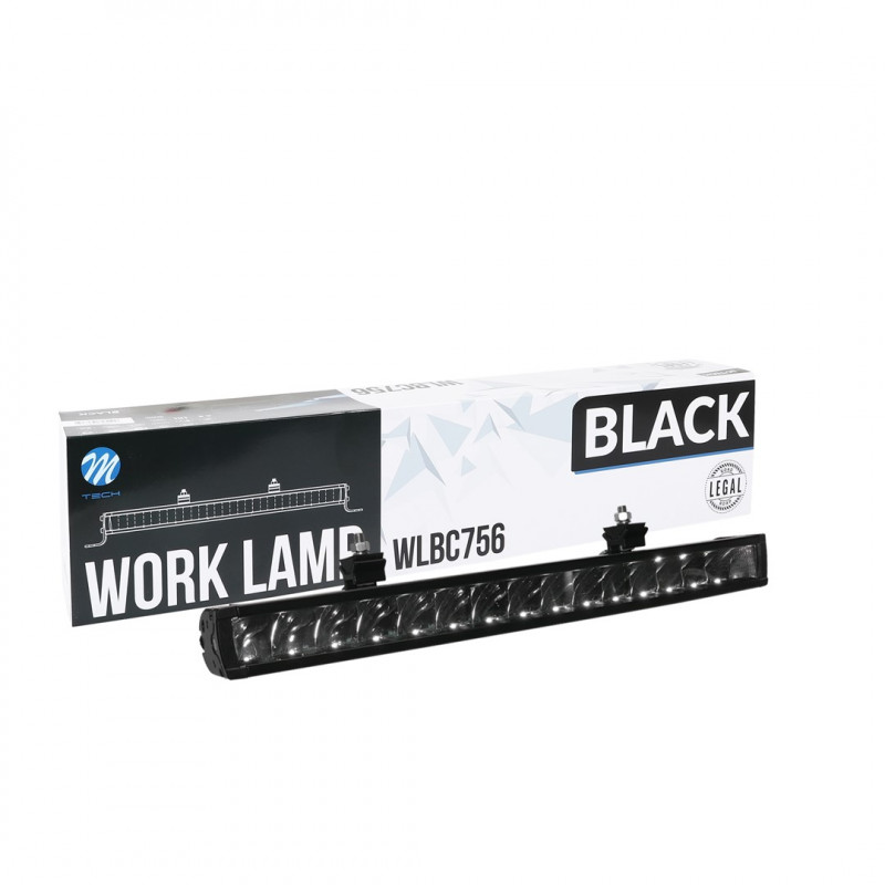 Driving Light - Black Series - Single Row - Side Bracket 105W 12-48V 21"