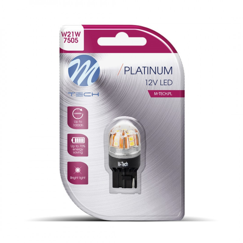 Blister 1x Diode LED L828 - T20 Single Beam 15x2835SMD CANBUS WeiÃŸ 12-24V