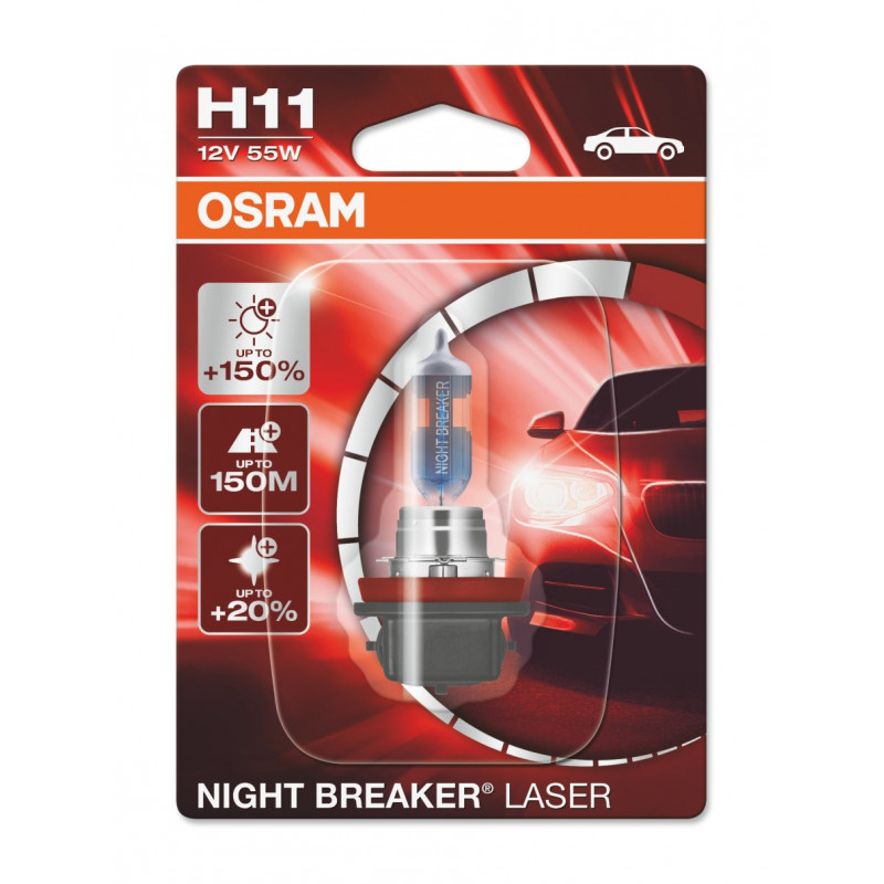 NIGHT BREAKERÂ® LASER H11 01-Blister