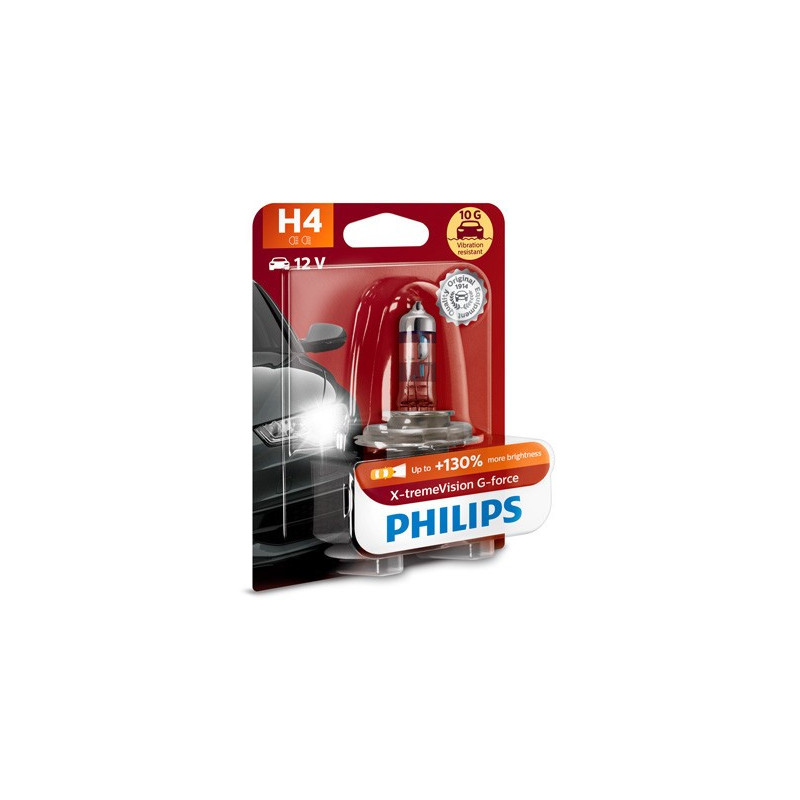 Phlips H4 X-tremeVision G-force 12V60/55W P43t-38 B1