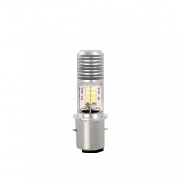 Blister 1x LED BA20D 12x3030SMD 10-80V AC/DC WeiÃŸ