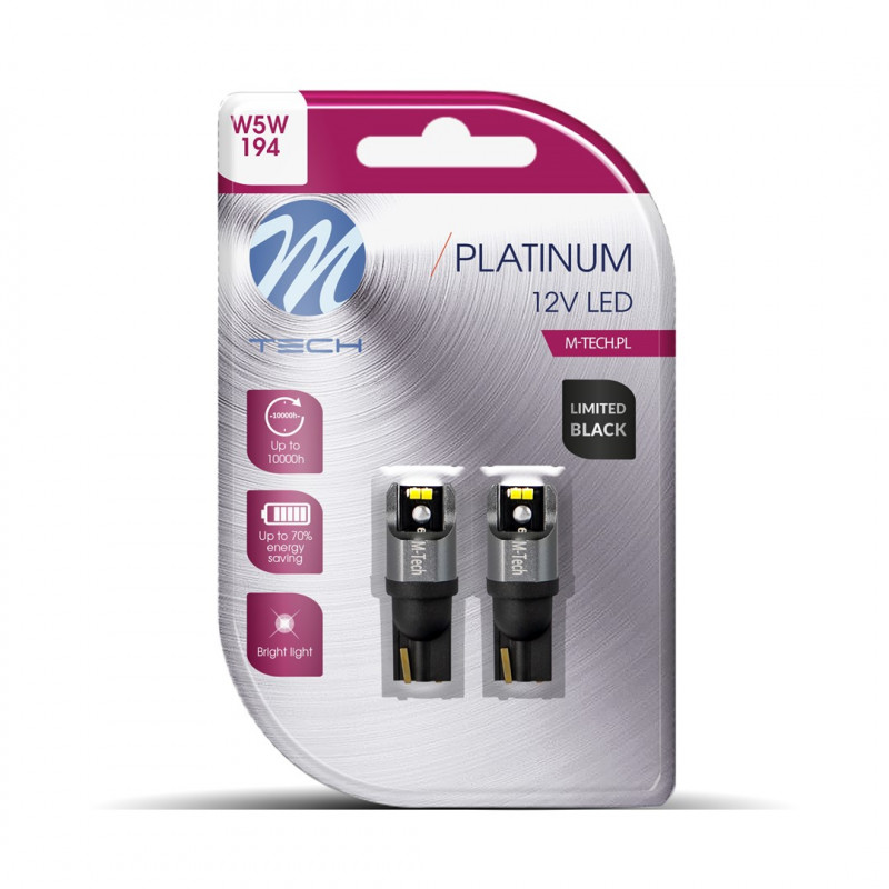 Blister 2x Diode LED T10-W5W 4x1616SMD