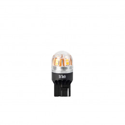Blister M-TECH Platinum LB828Y-01B - T20 W21W, 12-24V 15x2835SMD, CANBUS,  Orange