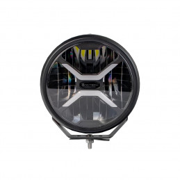 Driving light M-TECH BLACK Series 2x40W + 2x20W LED 12-48V 80W 9", Round, Dynamic position light