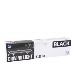 Driving light M-TECH BLACK Series 12x5W LED 12-48V 60W 14,5", Single Row + Dynamic position light