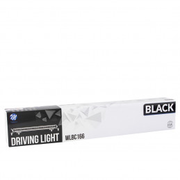 Driving light M-TECH BLACK Series 18x5W LED 12-48V 90W 21,1", Single Row + Dynamic position light